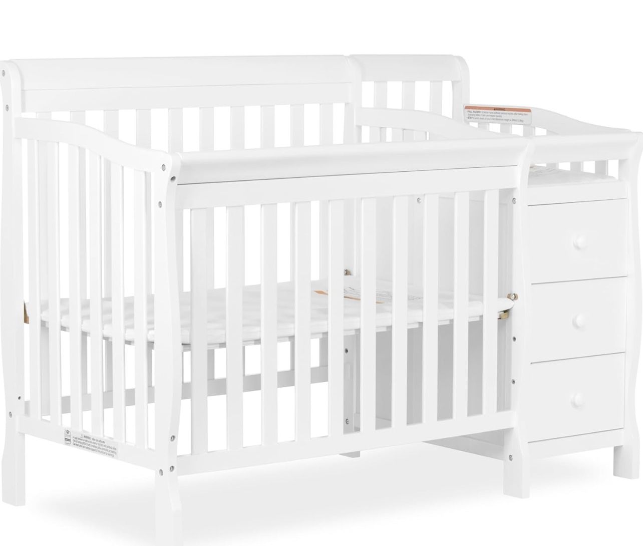 4-in-1 Mini Convertible Baby Crib
