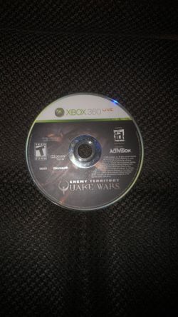 Enemy territory Quake wars Xbox 360