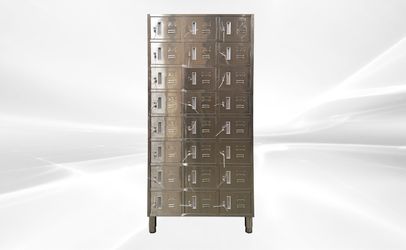 🔐 24-DOOR STAINLESS STEEL COMMERCIAL LOCKER – HT-L-24 ✨