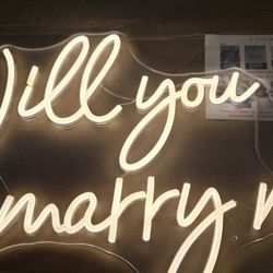 Will You Marry Me Sign