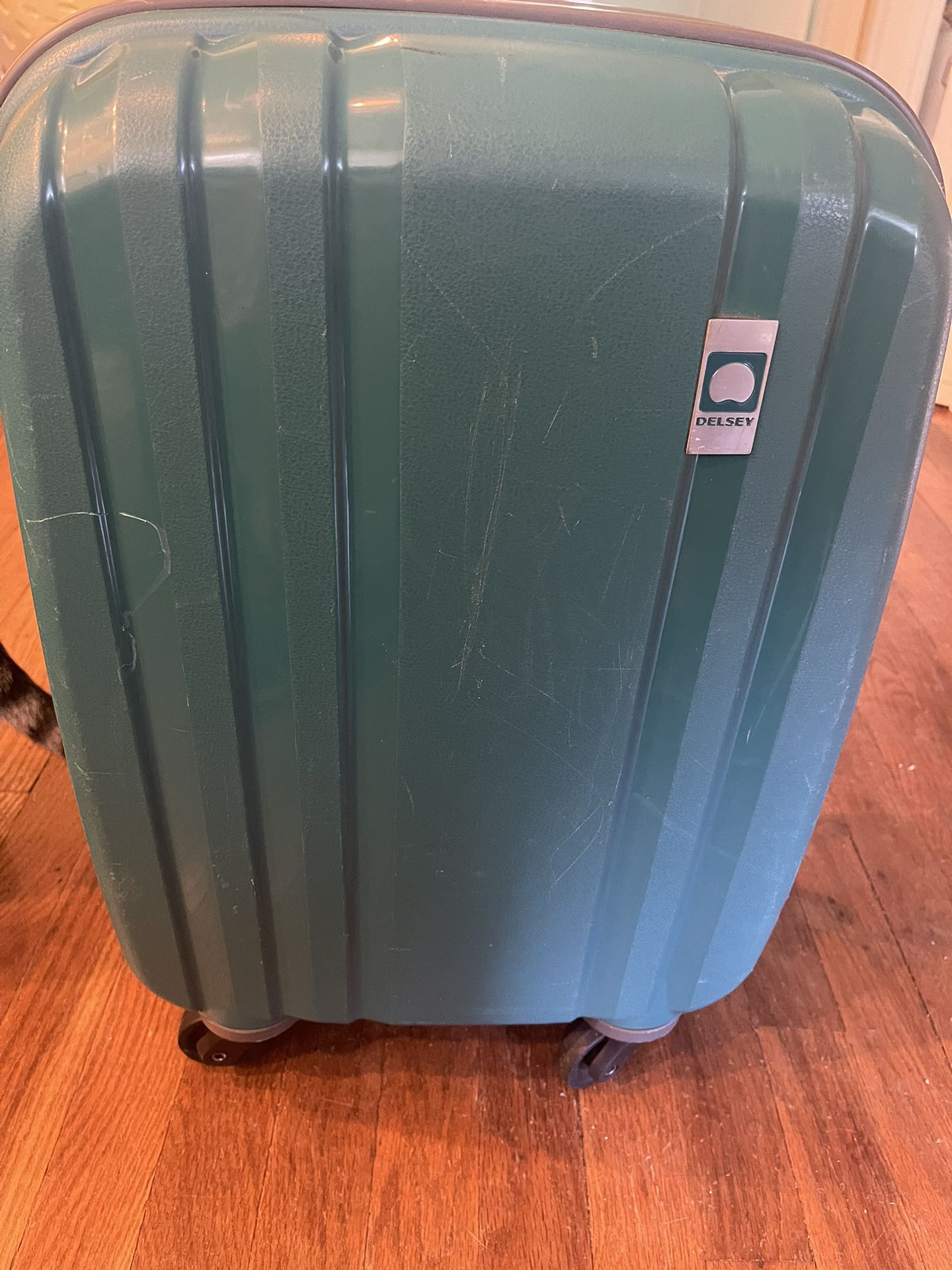 Delsey Hard Plastic Carry On Suitcase 