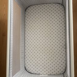 Baby Bassinet Bedside Bassinet Sleeper for Baby, 3 in 1 Bassinet Bedside Sleeper 