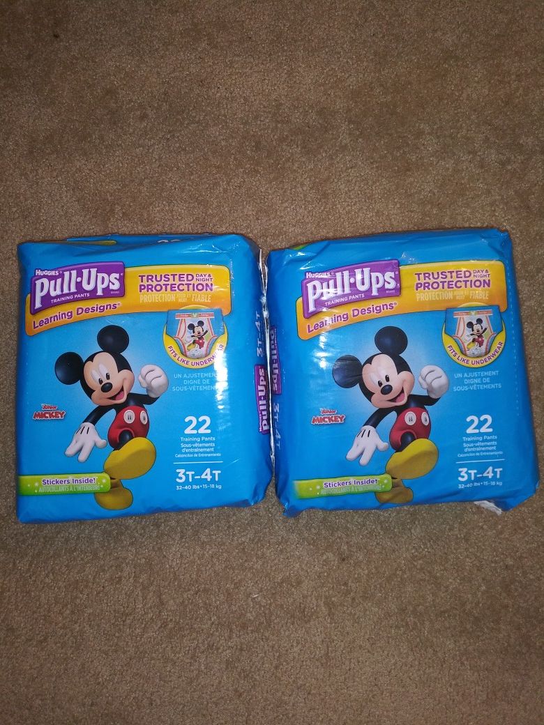 Huggies Pull-ups Size 3T-4T