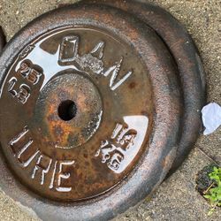 3 25lb Plates 