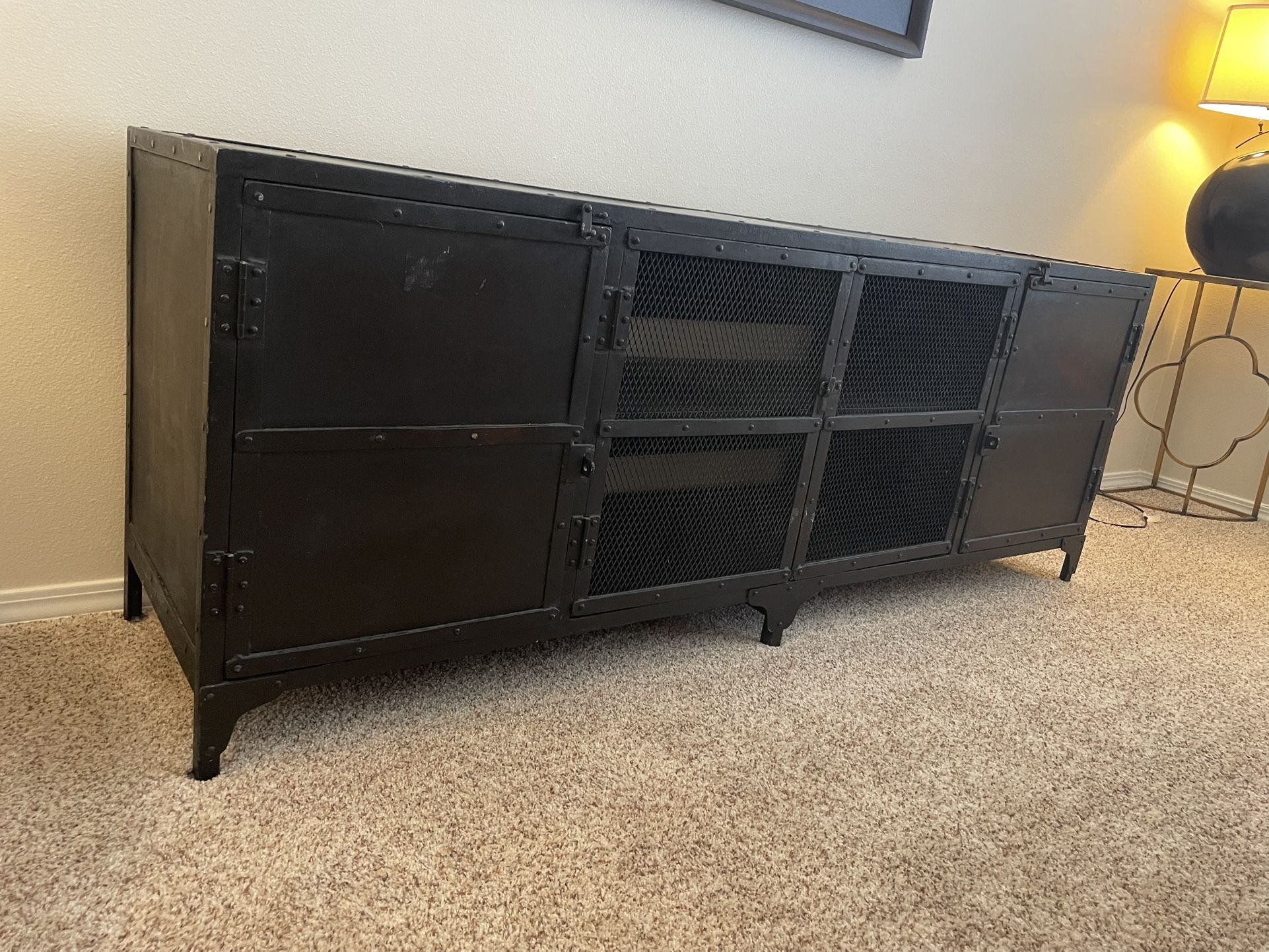Restoration Hardware Buffet Table And side Table