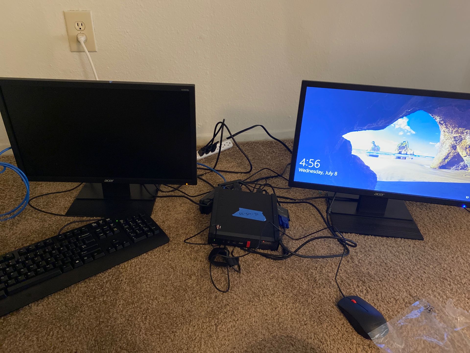 Dual monitors