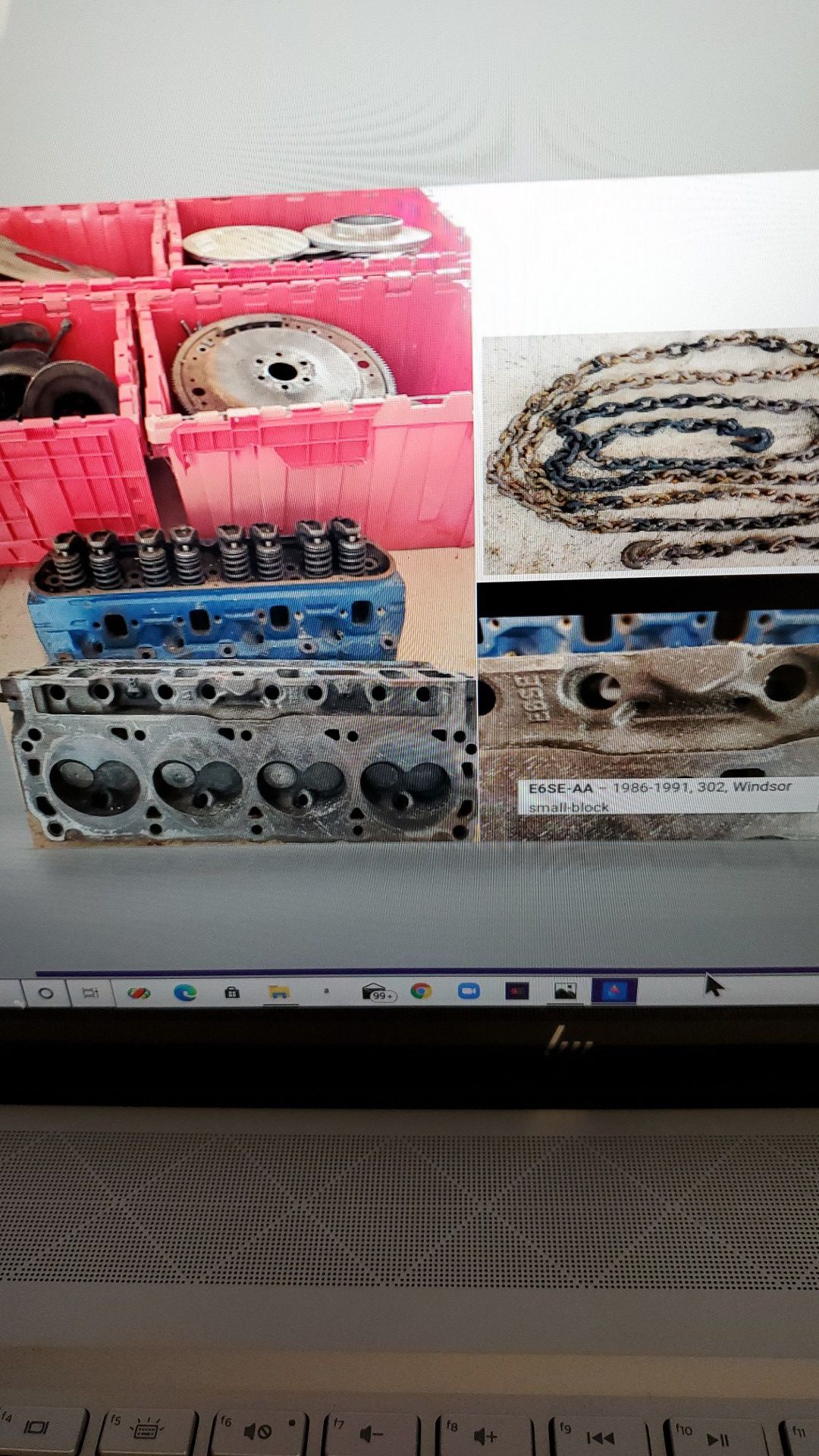 FREE Ford Heads Set+Eng Parts+Chain FREE