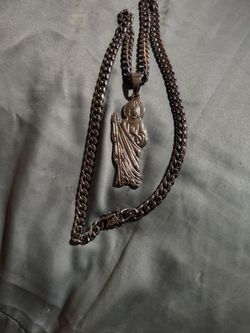 Saint Jude stainless steel chain