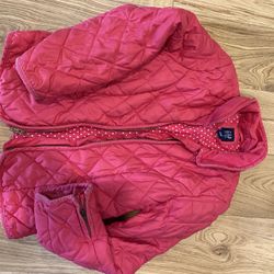 Gap Size 10 Girls Pink Quilted Jacket