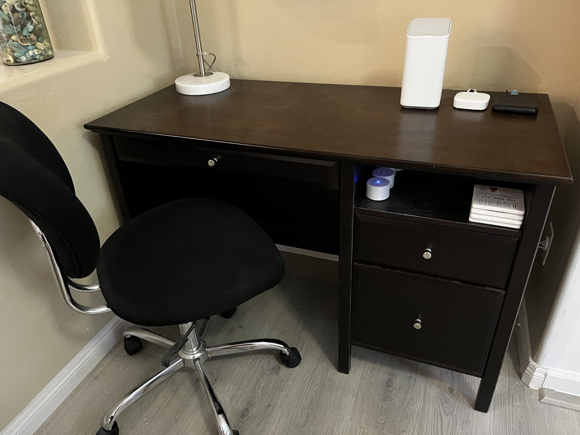 47" Writing Desk with Chair
