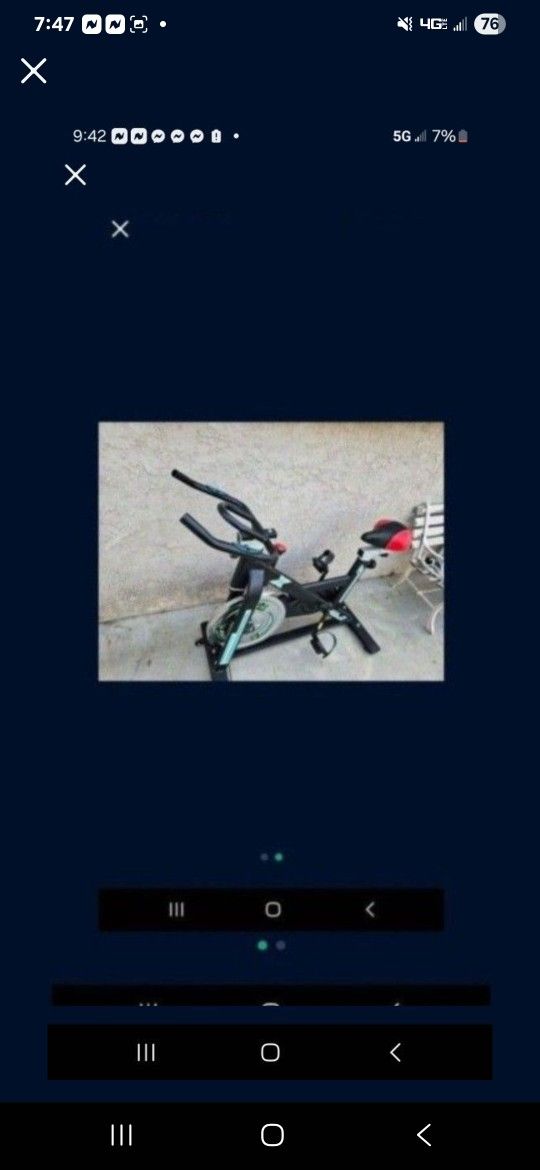 Exercise Bike Like New 