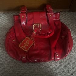 Limited-Edition Dooney & Bourke Red Patent-Leather Handbag