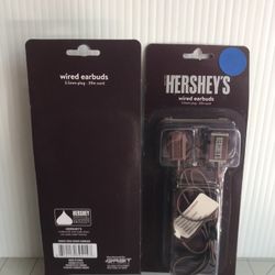 Hershey's Chocolate Bar Wired Earbuds