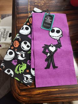 Disney The Nightmare Before Christmas Tea Towels Kitchen Towels