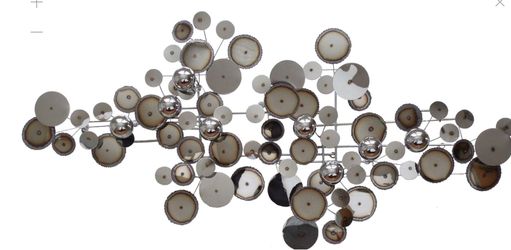 Raindrops Wall Art CHROME