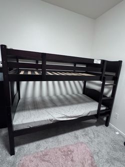Twin over twin bunk bed