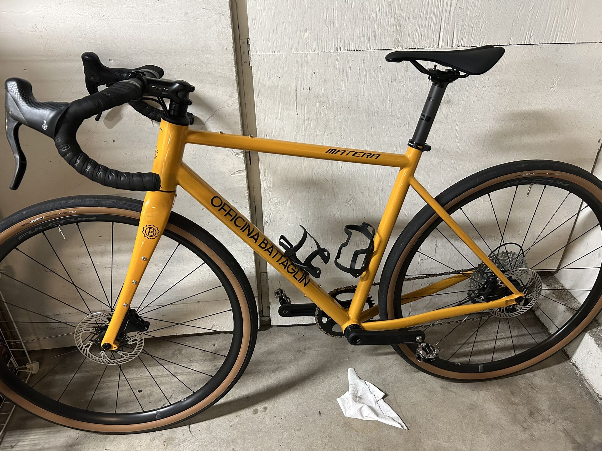 Selling New 2025 Officina Battaglin Matera Steel Gravel Bike
