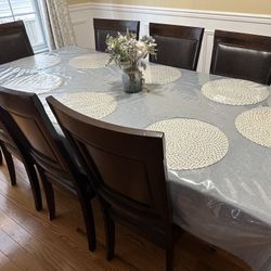 8 Seater Dining Table - Custom Made With Extra Chair