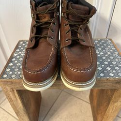 Gravel Gear Men's 6in. Moc Toe Wedge Wedge Work Boots Size 12W