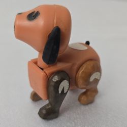 Vintage 2" Little People Play Family Farm Animals Brown Spotted Dog