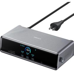 Anker Prime Docking Station (DL7400), 14-Port Triple Display with DisplayLink, 140W Max, Smart Display, Triple 4K 60Hz, Cooling Fan, for macOS and Win