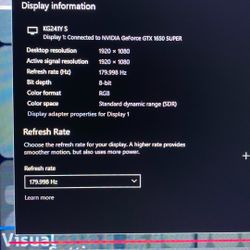 Acer KG241Y S 180hz Display ( READ END OF DESCRIPTION)