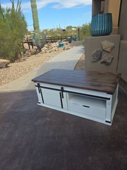 Farmhouse style TV stand/side table