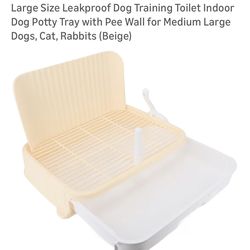 Pet Toilet Training Pads, Puppy Pee Pad Holder, Large Size Leakproof Dog Training Toilet Indoor