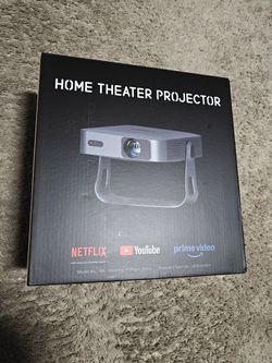 New VISSPL/VOPLLS 1.81" Smart Mini Projector, Native 1080P, WiFi6+Bluetooth,4K Support, Auto Focus & Keystone, Officially-Licensed APP