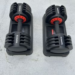 Hypata Adjustable Set of Dumbbells (55lbs each pair)