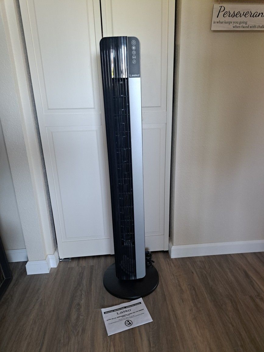 Fan - 48" Ultra Air Performance Fan - Oscillates, Timer, Ionizer, Remote (Cost $109 New) Seldom Used