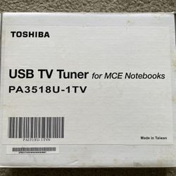 TOSHIBA USB TV TUNER PA3518U-1TV