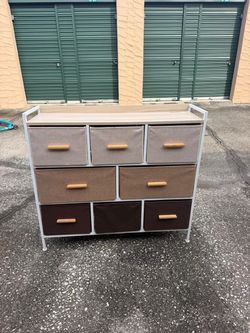 7-Drawer Fabric Storage Dresser Organizer
