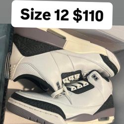 Jordan Retro 3s Size 12