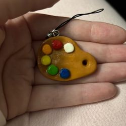 Paint Pallet Keychain