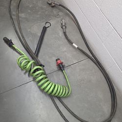 Semi Truck 3 in 1 Tractor to Trailer Air/Power Lines & Air Hose for Tires