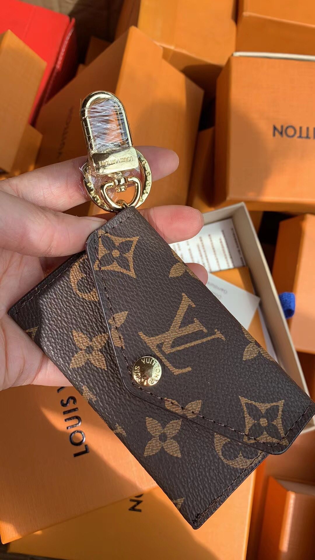Card Holder Key Ring