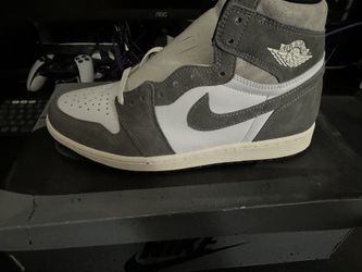 Jordan 1 washed black size 10.5