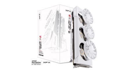 XFX Speedster QICK 319 / Quicksilver AMD Radeon RX 7800 XT Magnetic Air Arctic White
