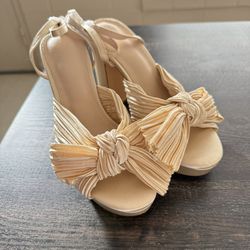 Brand New Beige Heels #boho 