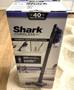 Shark Cordless Pet Vacuum 40 Mins Runtime Countertop to Ceiling Powerful Suction New In Box