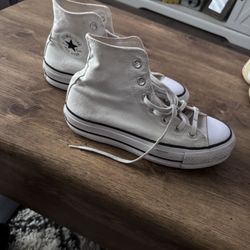 Women’s White Converse All Stars