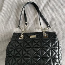 Kate Spade Black Quilted Handbag