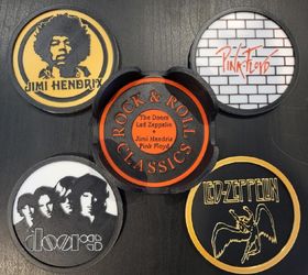 Classic Rock Coaster Set