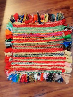 Fancy colorful pillow-euro sham 18x18" $15 OBO