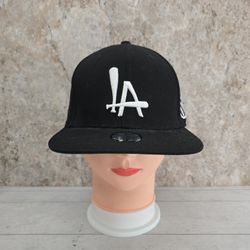 TopCul City Dream LA Los Angeles Baseball Bats Black Adjustable Snapback Hat