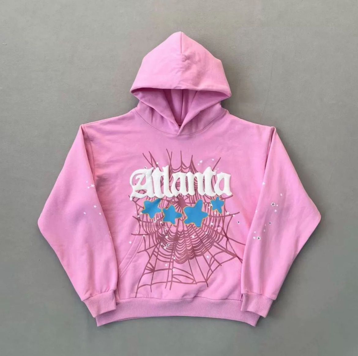 Pink “Atlanta” Sp5der Hoodie 