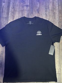 TRUE RELIGION HAPPY FACE TEE JET BLACK AND LARGE IN MENS