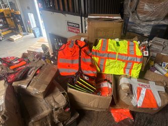 Safety vests all types in bulk