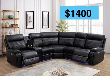 BRAND NEW -Free Delivery. Power Reclining Sectional, Sofa , Couch